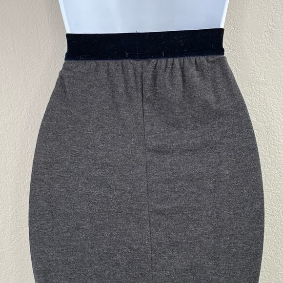 T Alexander Wang Chamoisee Gray Twisted Bubble Knee Length Mini Skirt XS/Small - Picture 7 of 12